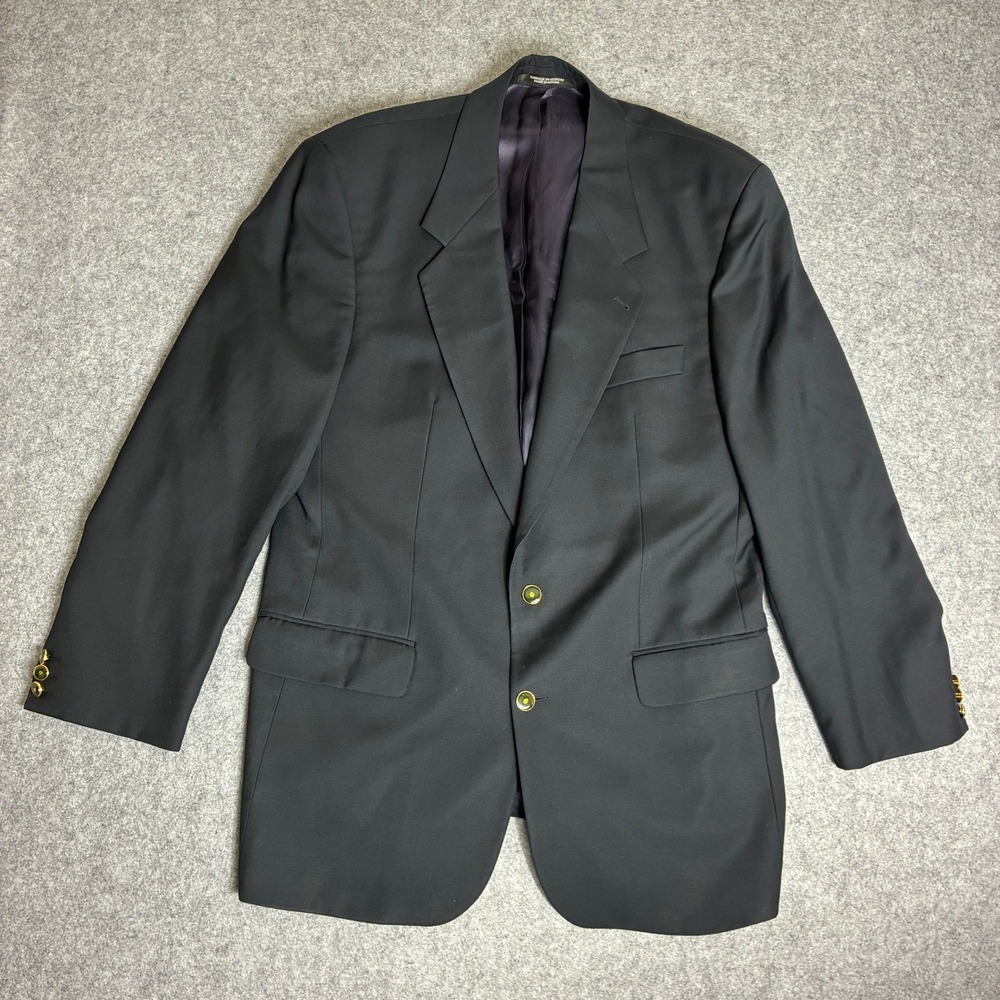 Vitale Barberis Canonico Suit Jacket Blazer 42L 100% Wool Baumler Avant Garde 46
